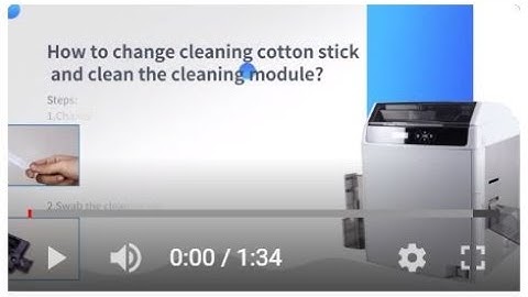 DC-7600 Card Printer Video Guidance 3: Installing the cleaning module