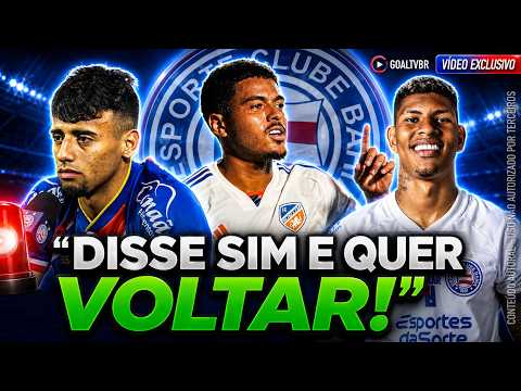 🚨 AGORA! DEU SIM PARA VOLTAR, Bahia busca SUBSTITUTO para Ribeiro e zagueiro chama ATENÇÃO!