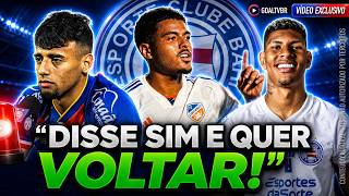 🚨 AGORA! DEU SIM PARA VOLTAR, Bahia busca SUBSTITUTO para Ribeiro e zagueiro chama ATENÇÃO!
