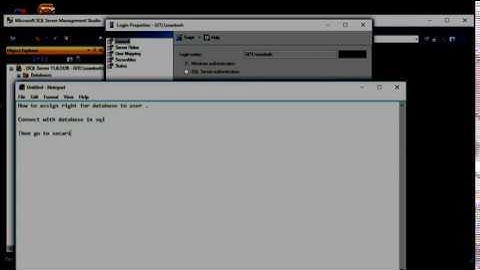 Assigning Database role privileges rights to user in SQL server 2012 . #New