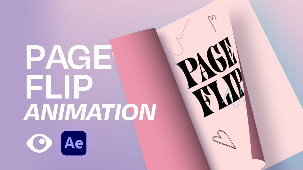 How to make an open book animation in Adobe After Effects that uses the  Cinema 4D renderer to create curved pages for a m…