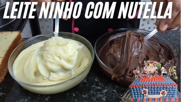 O carro-chefe dos bolos recheados: Nuteninho! Muito recheio de creme com  Nutella e uma cobertura cremosa de Ninho… uma delícia! Já encomendou o  seu?