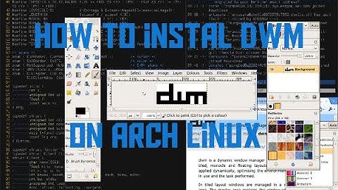 How to Customise Fonts on DWM and ST