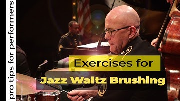 Easy Jazz Waltz Brush Pattern Exercises | Jazz Drum Tutorial