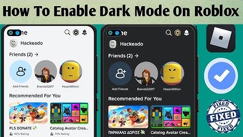 How To Enable Dark Mode On Roblox Mobile 2024 I How To Turn On Dark Mode On Roblox 2024