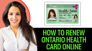How To Renew Ontario Health Card Online (2026) STEP BY STEP