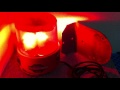 パトライト工業製の回転灯　作動試験動画