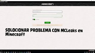 Como solucionar el Error de Authenticator MCLeaks ALT-TOKEN has to de 16 long!