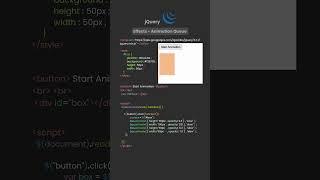 jQuery Effects - Animation Queue