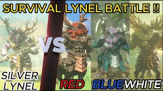 SILVER LYNEL VS ALL LYNEL SURVIVAL MODE (The Legend of Zelda: Tears of the Kingdom)