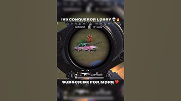 1v3 Conqueror Lobby 💀🔥 | wait for end #bgmi #bgmivideos #1v3clutch
