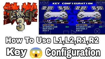 How To Use L1 L2 R1 R2 Buttons / Key In Tekken 3 | Key Configuration in tekken 3 by Tushar Verma