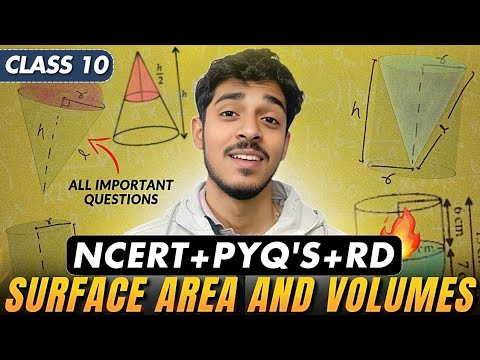 ONE SHOT ALL PYQ'S 🔥 Surface Area And Volumes | Class 10 Maths Chapter ...