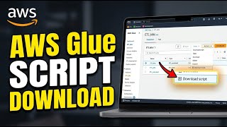 How to download AWS Glue ETL scripts from the console - Beginner Guide