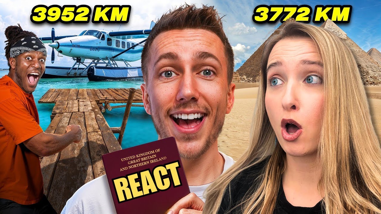 REACTING TO SIDEMEN HOW FAR CAN YOU GET IN 24 HOURS