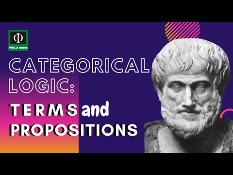 Categorical Logic: Terms and Propositions (See links below for more video lectures in Logic)