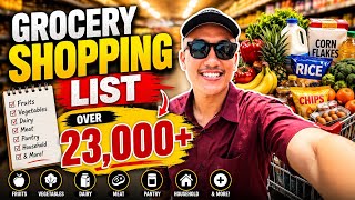 What I Bought With 23,000+ Grocery Shopping? / My Friday Be Like 😍 / Huge supermarket Shopping Vlog