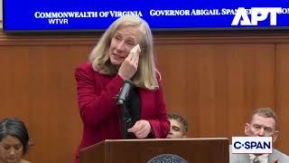Virginia Governor Abigail Spanberger Gets Emotional Recalling Child Lost to Gun Violence | APT