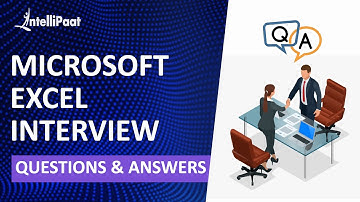 Excel Interview Questions | Excel Job Interview | Excel Formulas and Functions | Intellipaat