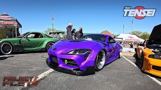 Team Tensei Car Show | Widebody rx7 \& Toyota Supra