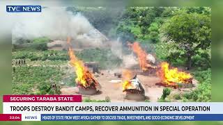 Troops Destroy Bandit Camps, Recover Ammunition In Special Operation In Taraba State