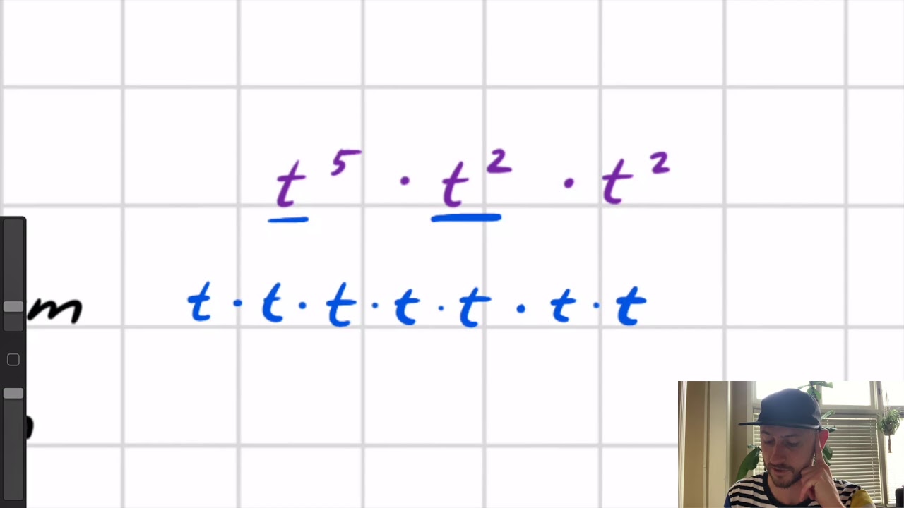 Multiplying Powers with the Same Base - YouTube