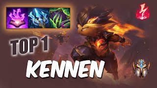 [Wild Rift] Kennen top 1 - S12 RUSH Challenger ranked game + build