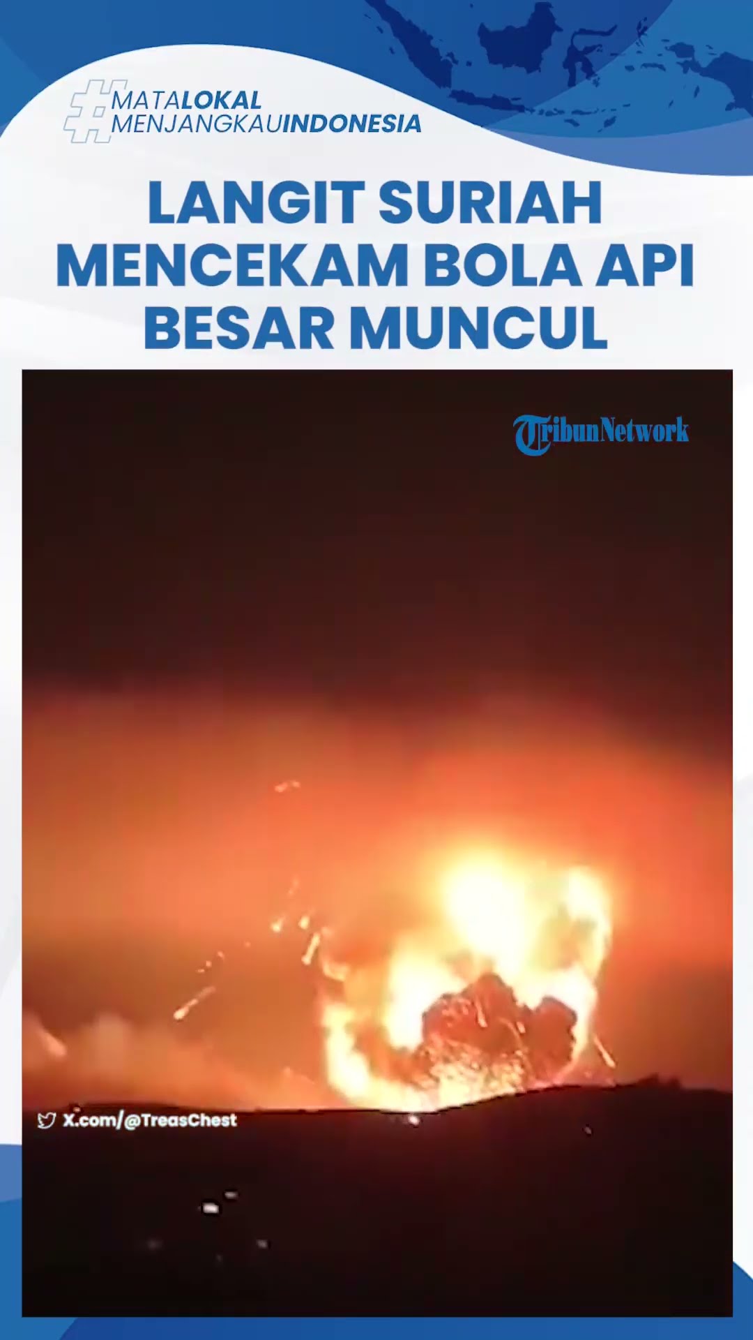 Israel Targetkan Depot Senjata Tartus, Langit Suriah Mencekam Muncul Bola Api Besar seusai Dibom IDF