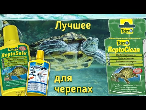 Видео: ReptoSafe AquaSafe и ReptoClean для красноухих черепах. Микрофлора и чистейшая вода!