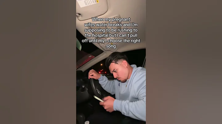 When my pregnant wife’s water breaks 😂 #couples