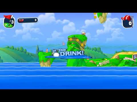 Worms Crazy Golf Playthrough #1
