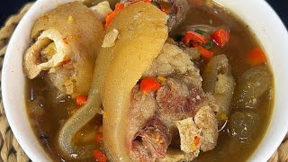 AUTHENTIC NIGERIAN COWTAIL/COWLEG PEPPERSOUP | PEPPERSOUP RECIPE