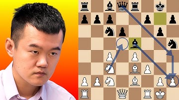 Ding Liren smashes the King