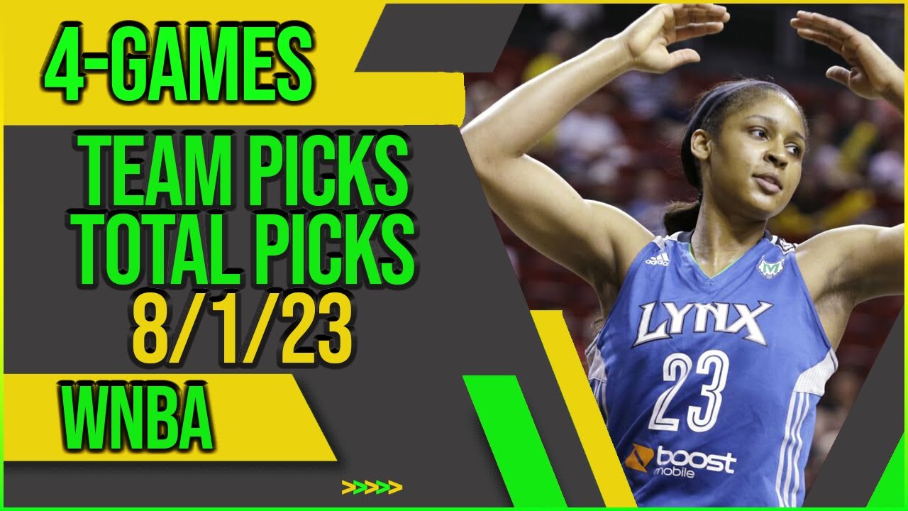 FREE WNBA Picks Today 8/1/23 WNBA Picks and Predictions WNBA Betting