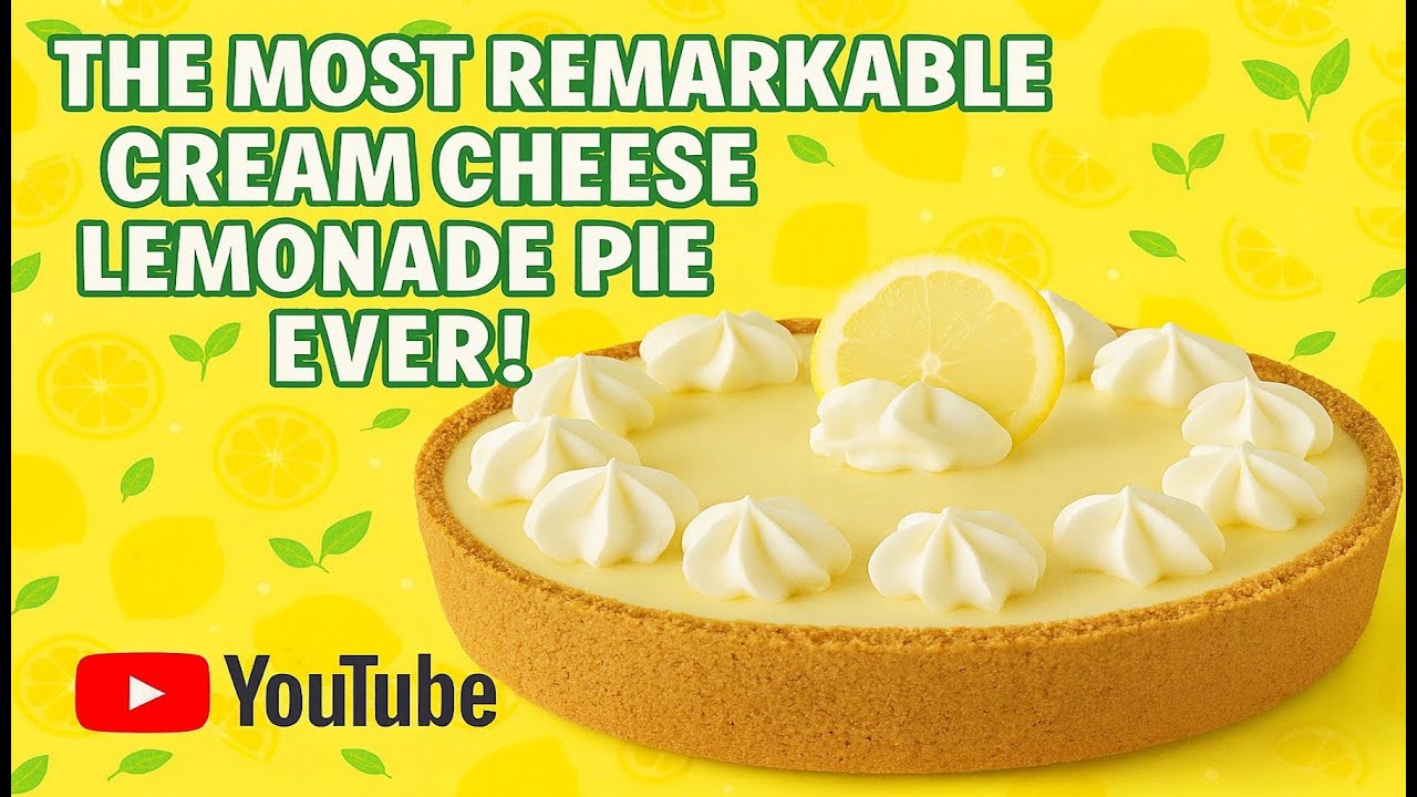We Created the Most Remarkable Cream Cheese Lemonade Pie Ever!