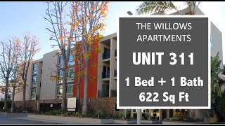 The Willows Apartments  |  Unit 311  |  1 Bed + 1 Bath  |  622 Sq ft