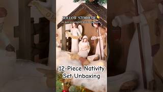 Storieme Figurine First-Person Nativity Scene Unboxing #giftideas  #christmasdecorations #jesus #fyp
