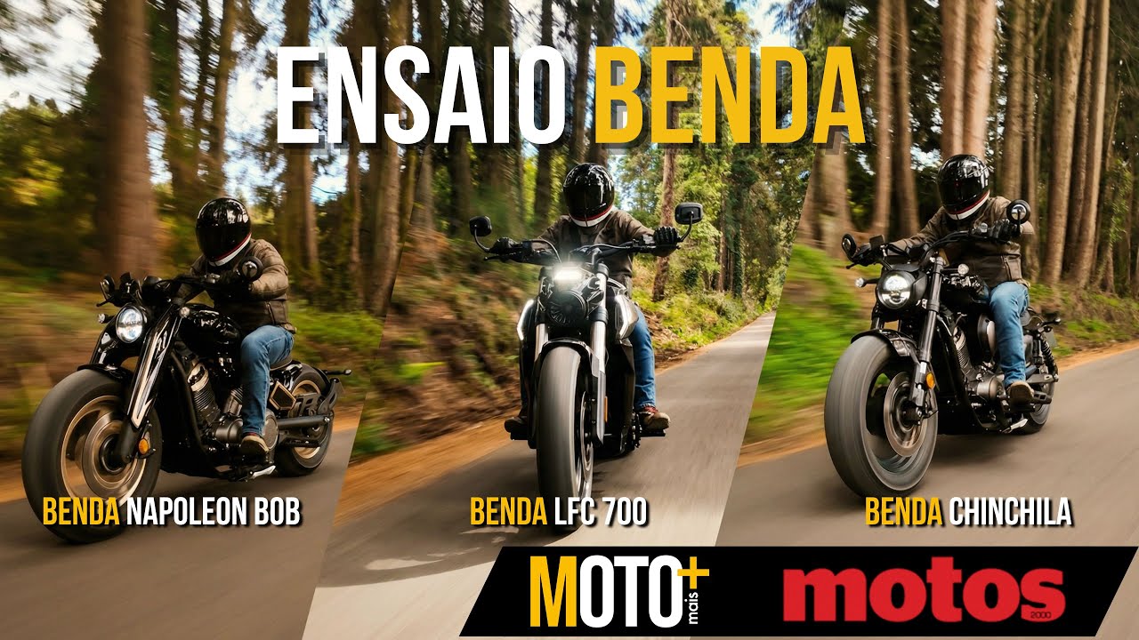 BENDA CHINCHILLA 500 / NAPOLEON BOB 500 / LFC 700: Dose tripla de estilo | ENSAIO