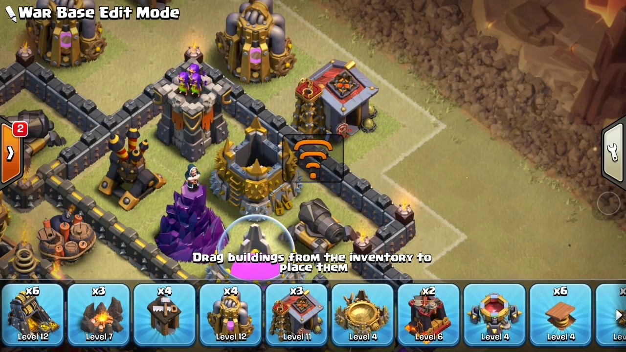 Th9 trophy base with bomb tower 2016