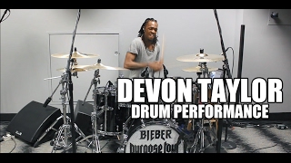 Devon Taylor (Justin Bieber) - 'Drum Performance'