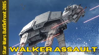 EA Star Wars Battlefront 2015 | Twilight on Hoth: Walker Assault (Galactic Empire) gameplay 2024