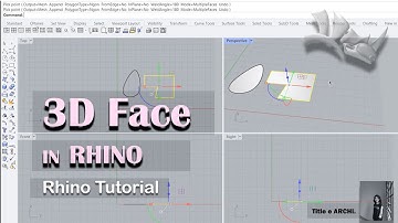 Rhino Tutorial/ 3D Face in Rhino by Title e ARCHI