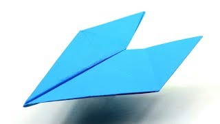 How to make a paper airplane that FLY FAR - Easy paper plane