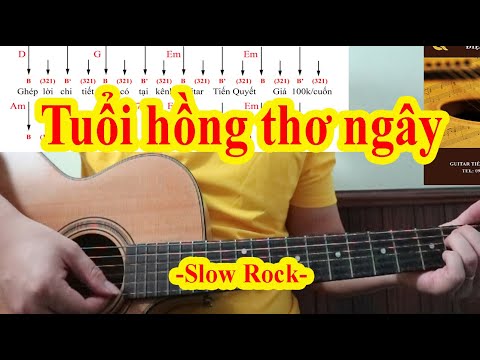 Video Hướng Dẫn Guitar - TUỔI HỒNG THƠ NGÂY - Điệu Slow Rock - youtube