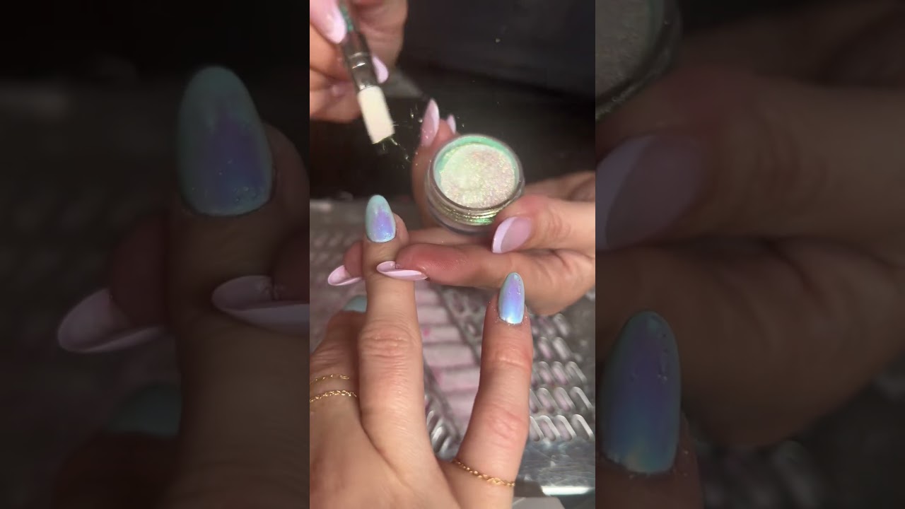 Get this unicorn chrome nail look with code SUNSET! #sunsetnailbar