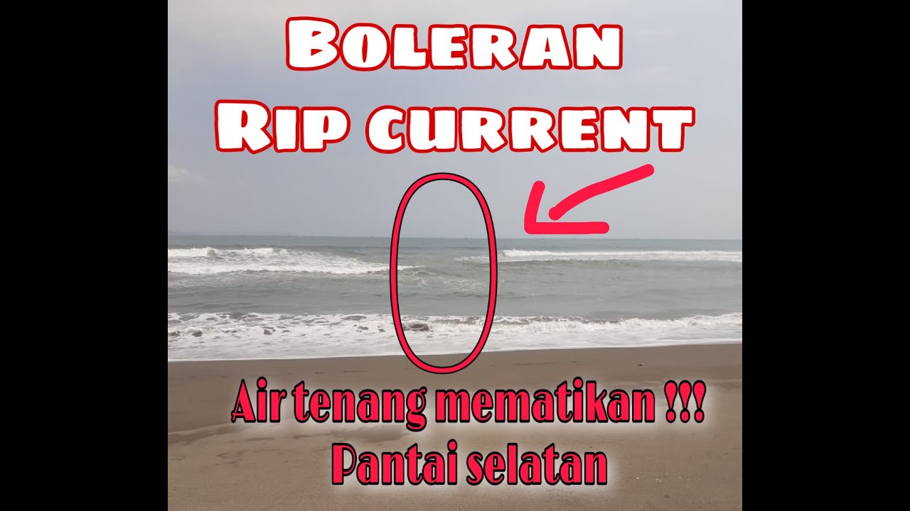 #Ripcurrent #Pantaiselatan Boleran atau Rip current Pantai citepus ...