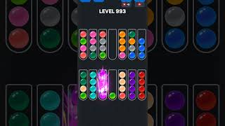 Ball Sort Puzzle nível 993 #games #androidgameszone #gaming #colors #pop #level #gameplay #puzzle