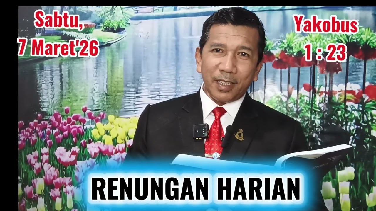RENUNGAN HARIAN : SABTU, 7 MAR'26