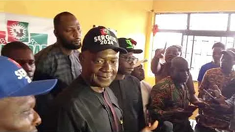 The Hon Sergius Ogun been received by the State Executive of Labour Party of Edo State.