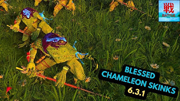 Are Blessed Chameleon Skinks EXTRA GOOD in Patch 6.3.1? - Lizardmen Unit Focus